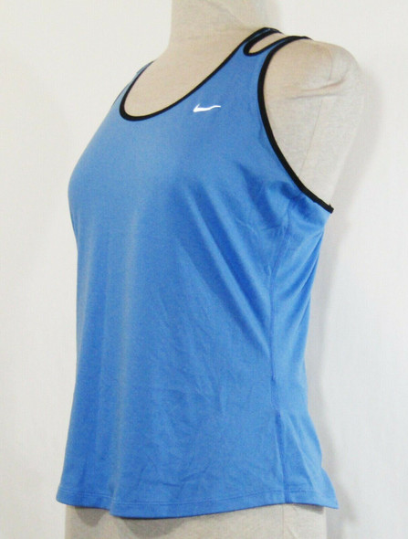 Nike Dri-Fit Women's Blue & Black Athletic Tank Top Size Large