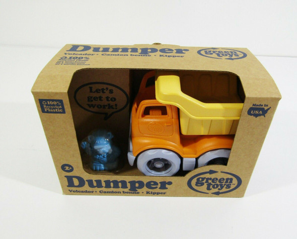 Green Toys Children's Dumper Truck & Race Boat, Ages 2+ **NEW IN BOX**