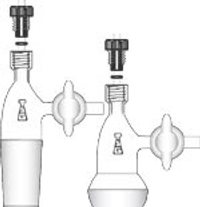 Adapter, Three-way, Threaded Joint, w/ Stopcock