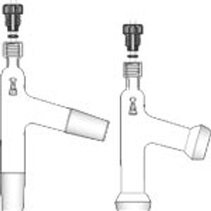 Adapter, Three-way, Threaded Joint, w/ Sidearm Inner or Ball Joint