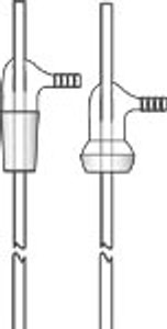 Adapter, Straight, Inner or Ball Joint w/ Hose Connection and Inlet Tube