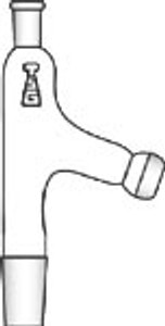 Adapter, Three-Way, Combination, 75-Degree Sidearm, Micro Size