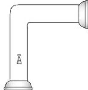Gas Sampling Adapter, L-Connector, 90-Degree