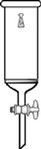 Filter Funnel, Cylindrical with Stopcock