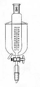 Funnel, Separatory, Dry Ice, Cooling Jacket, Graduated