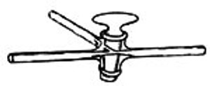 Stopcock, T-Bore, Glass