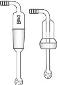 Adapter, 90-Degree Bend, Inner or Ball Joint w/ Hose Connection and Delivery Tube w/ Bubble Tip