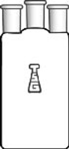 Bottle, Storage, Three-Neck, Woulff