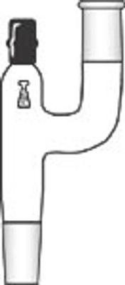 Adapter, Three-Way, w/ Plain Tube