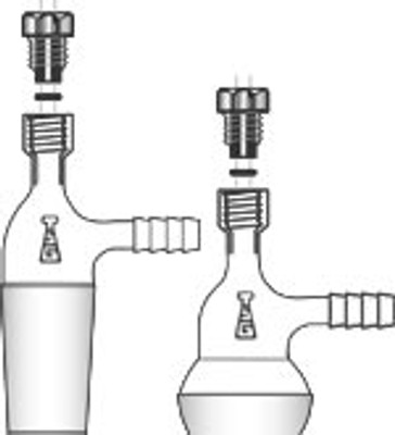 Adapter, Three-way, Threaded Joint, w/ Hose Connection
