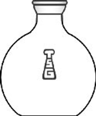 Flask, Flat Bottom, Single Neck, Spherical Joint