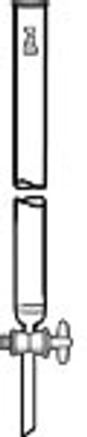 Chromatography Column, Fritted with Stopcock