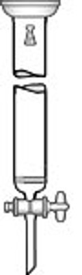 Chromotography Column, Fritted, with Stopcock