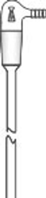 Adapter, 90-Degree Bend, Inner Joint w/ Hose Connection and Extended Delivery Tube