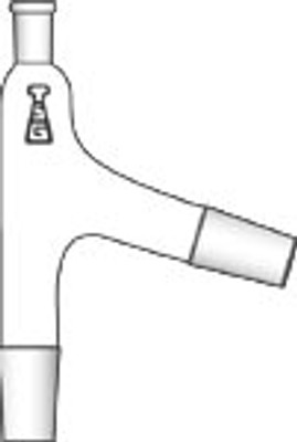 Adapter, Three Way, 75-Degree Sidearm, w/10/18 on Top