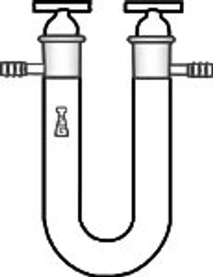 Drying Tube, Schwartz, U-Shaped