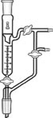 Distilling Receiver, Graduated, Vacuum
