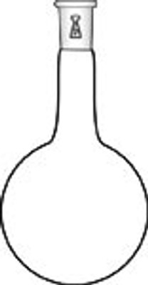 Flask, Round Bottom, Long Neck