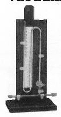 Vacuum Gauge, Manometric, Closed U-Tube
