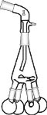 Distilling Receiver with 105-degree Vacuum Adapter