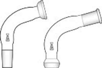 Adapter, 105-Degree Bend, Combination Standard Taper and Spherical Joints
