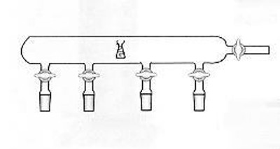 Manifold, Vacuum, with Glass Stopcocks TG-6992