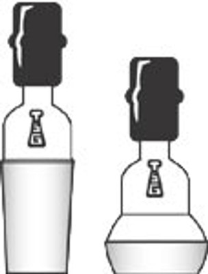 Adapter, Straight, Inner or Ball Joint, w/ Plain Tube