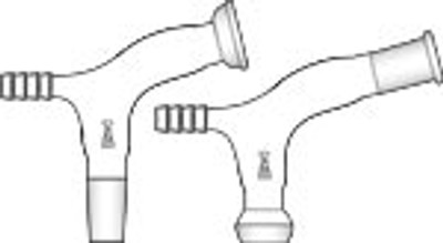 Adapter, 105-Degree Bend, Combination, Standard Taper and Spherical w/ Hose Connection