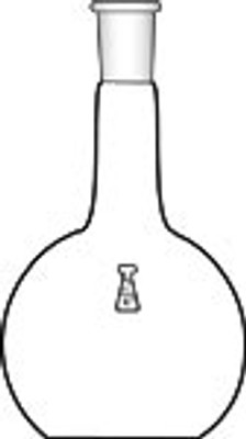 Flask, Flat Bottom, Long Neck