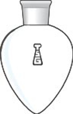 Flask, Pear Shape, Heavy Wall