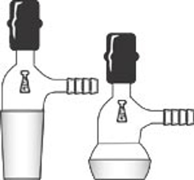Adapter, Straight, Inner or Ball Joint w/ Plain Tube and Hose Connection