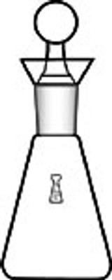 Flask, Erlenmeyer, Iodine, with Stopper