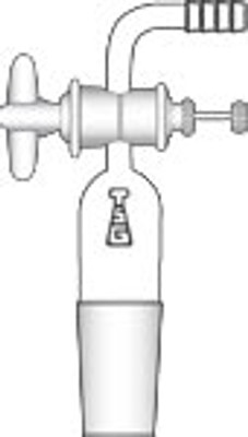 Adapter, 90-degree, Flow Control Metering Stopcock