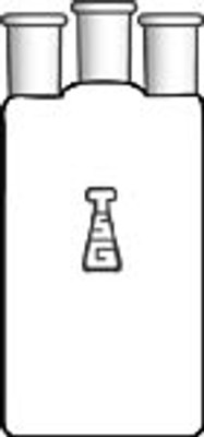 Bottle, Storage, Three-Neck, Woulff