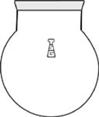 Flask, Reaction, Round Bottom, Flange Neck