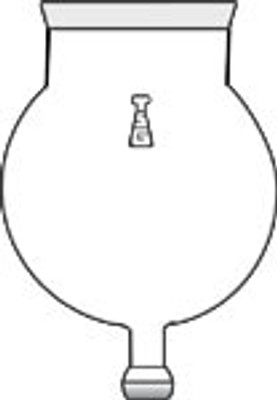 Flask, Reaction, Round Bottom, with Take-Off