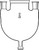 Flask, Reaction, Round Bottom, Three-Neck, with Take-Off