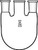 Flask, Round Bottom, Three-Neck, Plain Center with Standard Taper Side Joints
