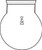 Flask, Reaction, Round Bottom, Flange Neck