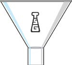 Funnel, Filling, 60° Sides, Short Stem - Tudor Scientific Glass