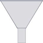 Funnel, Filling, 60° Sides, Short Stem, Polypropylene - Tudor ...