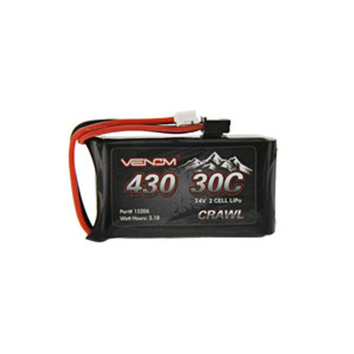 NR15206  30C 2S 430mAh 7.4V LiPo Battery with JST-PH 2.0