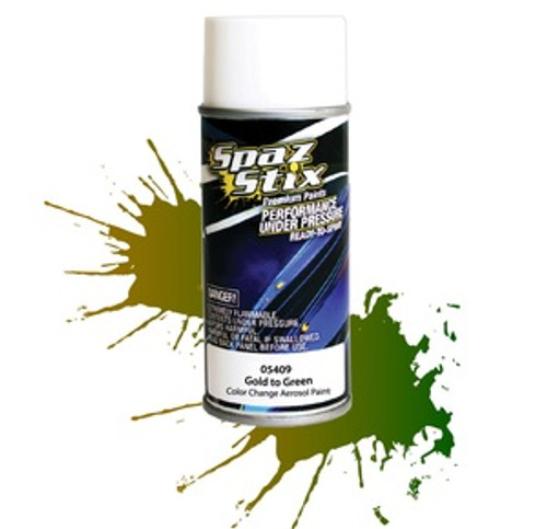 SZX05409  Color Change Aerosol Paint, Gold/Green, 3.5oz Can