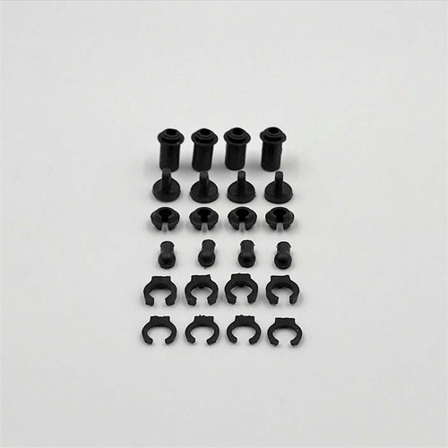 1RC5004  Shock Plastic Parts, 1/18 Mid, Spr, EDM, LM (4)