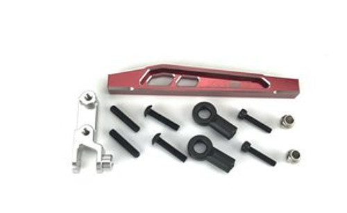 CEGCKD0378  KAOS CNC Aluminum Front 4th Suspension Link Set (Upper Left, 69mm, Red/Silver) F450
