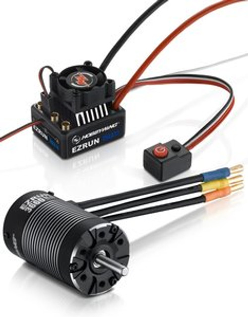 38010204  EzRun Max10 ESC w/ 3652SL G2 Sensorless Brushless Motor - Combo (4000KV) Max10 ESC: