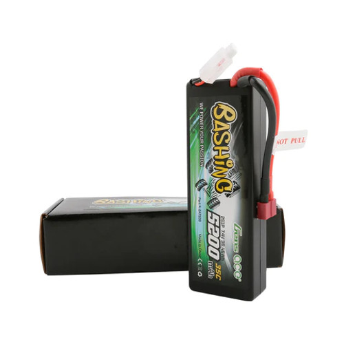 GEA52002S35D  Gens Ace Bashing Series 5200mAh 7.4V 2S1P 35C Car Lipo Battery Pack Hardcase 24# With Deans Plug