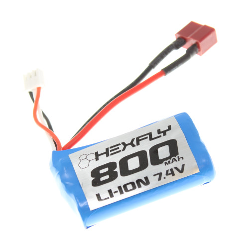 13656  Battery Pack, Type 14500 (Li-ion 7.4V,800mAH),T PLUG