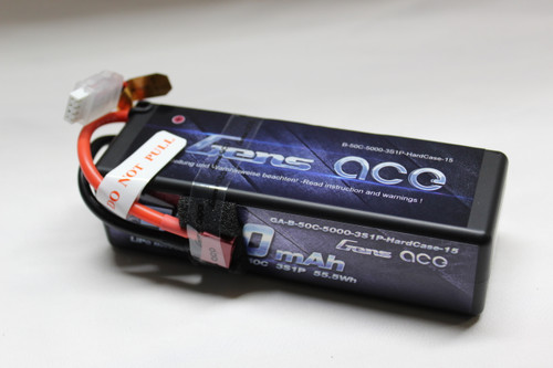 889551002707  Gens Ace 5000mAh 11.1V 50C 3S1P Lipo Battery T-Plug Deans