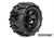 ROPR3004-B2  Morph 1/10 Monster Truck Tires, Mounted on Black Wheel , 1/2 Offset 12mm Hex (1 pair)